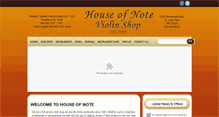 Desktop Screenshot of houseofnote.com